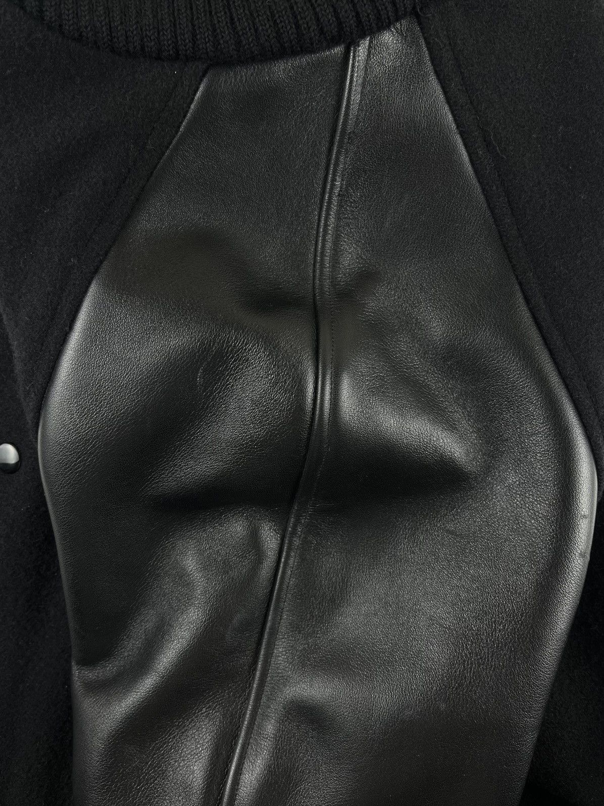 Raf Simons AW02 Raf Simons Virginia Creeper Leather Varsity Jacket Size US S / EU 44-46 / 1 - 12 Thumbnail