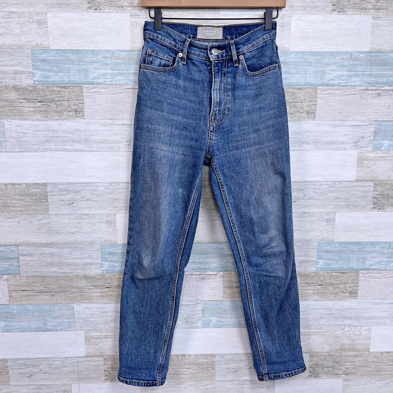 Everlane Everlane The Original Cheeky Crop Jean Medium High Womens 23 Size 23" - 1 Thumbnail