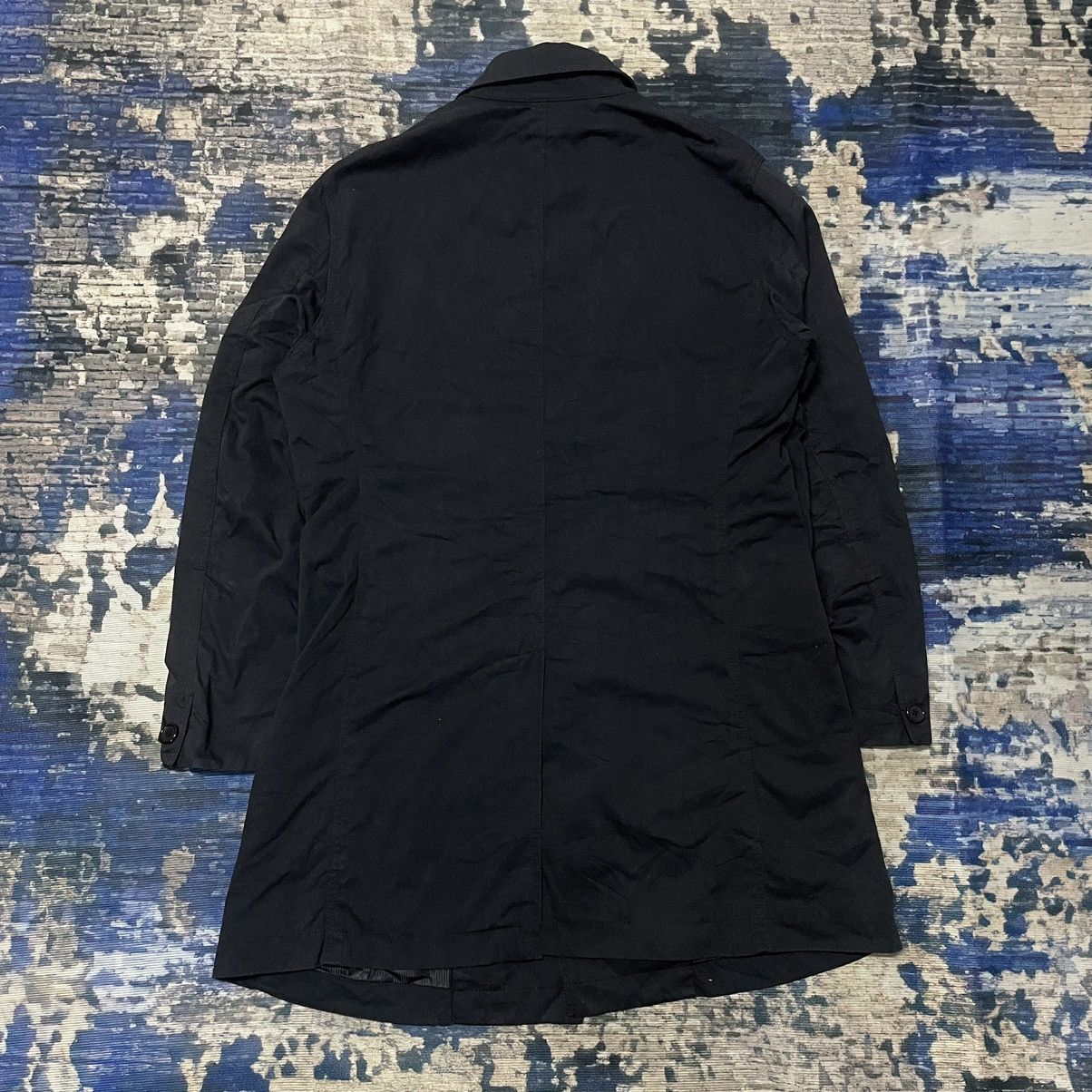 Lacoste Vintage Lacoste Long Coat Button Jacket Black Faded Nice Size US M / EU 48-50 / 2 - 12 Thumbnail