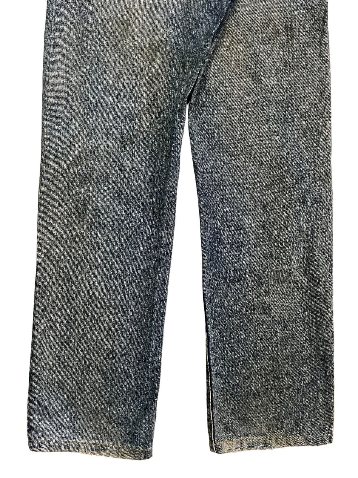 Japanese Brand Vintage Japanese Brand Uniqlo Blue Mud Washed Loose Fit Jean Size US 32 / EU 48 - 7 Thumbnail