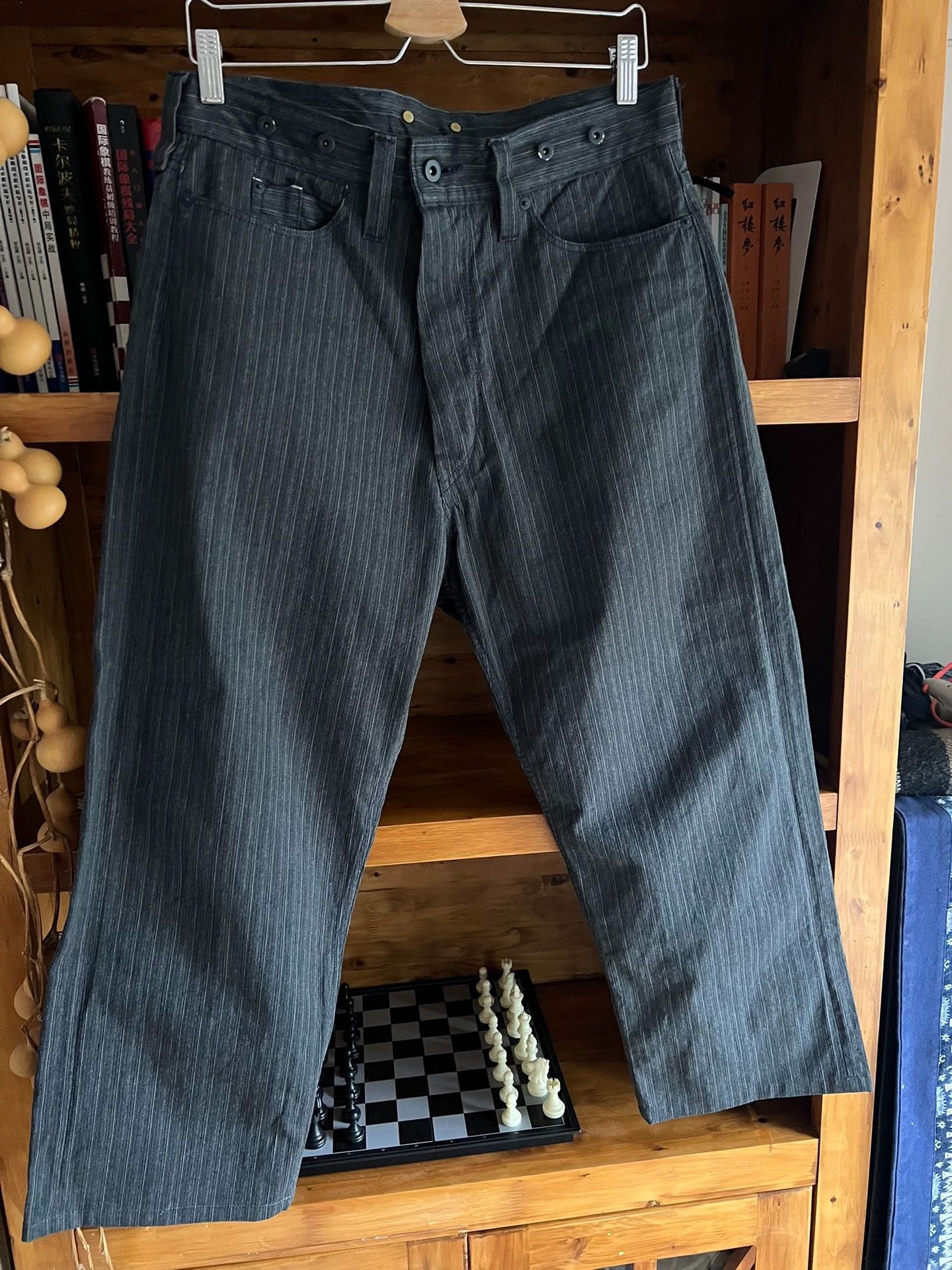 Nigel Cabourn Nigel Cabourn Vintage Depp Stripe Paris Button M UK New Size US 30 / EU 46 - 2 Thumbnail