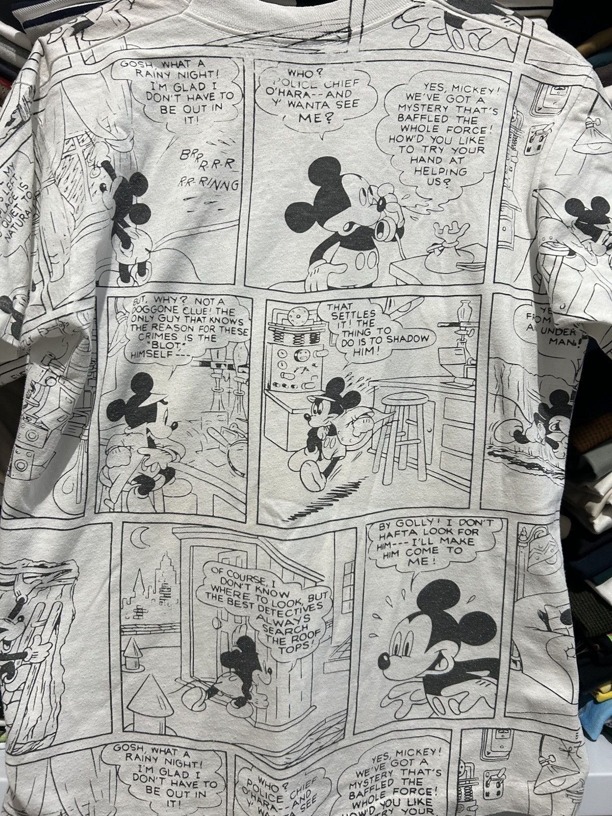 Disney Vintage 90s Mickey mouse AOP guam USA movie Tee by tag FOTL Size US M / EU 48-50 / 2 - 4 Thumbnail