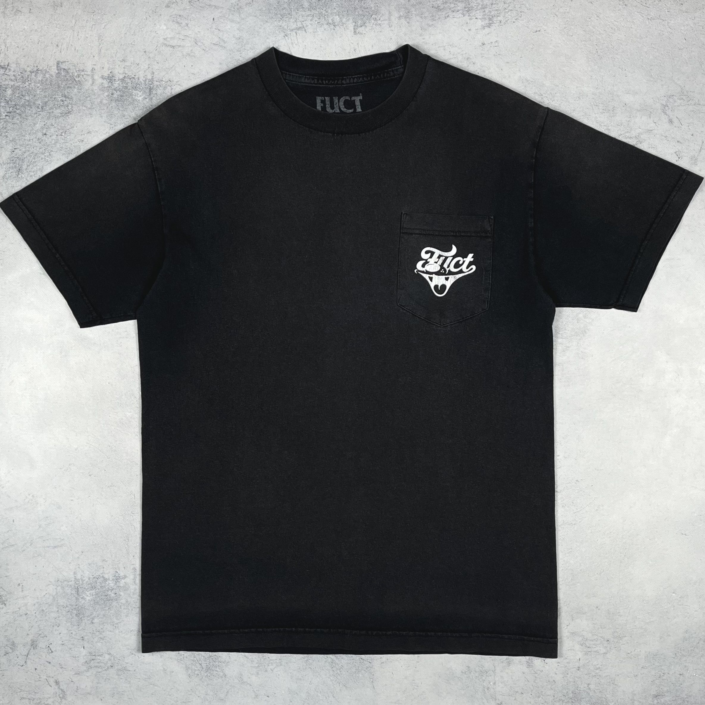 FUCT FUCT Big Logo Pocket Faded T Shirt Size US M / EU 48-50 / 2 - 11 Thumbnail