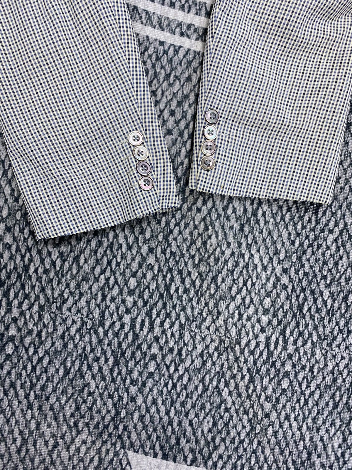 Burberry Vintage Burberrys Wool & Silk Checked Blazer Size US M / EU 48-50 / 2 - 7 Thumbnail