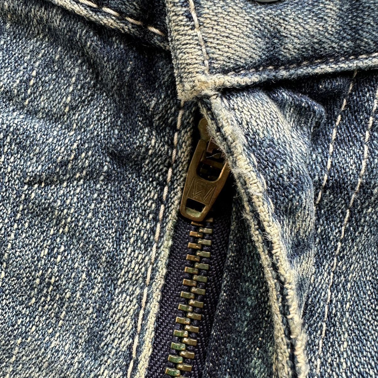 Japanese Brand W34 🔥 Vtg Wrangler Faded Distressed Sick Denim Jean Pant Size US 34 / EU 50 - 7 Thumbnail