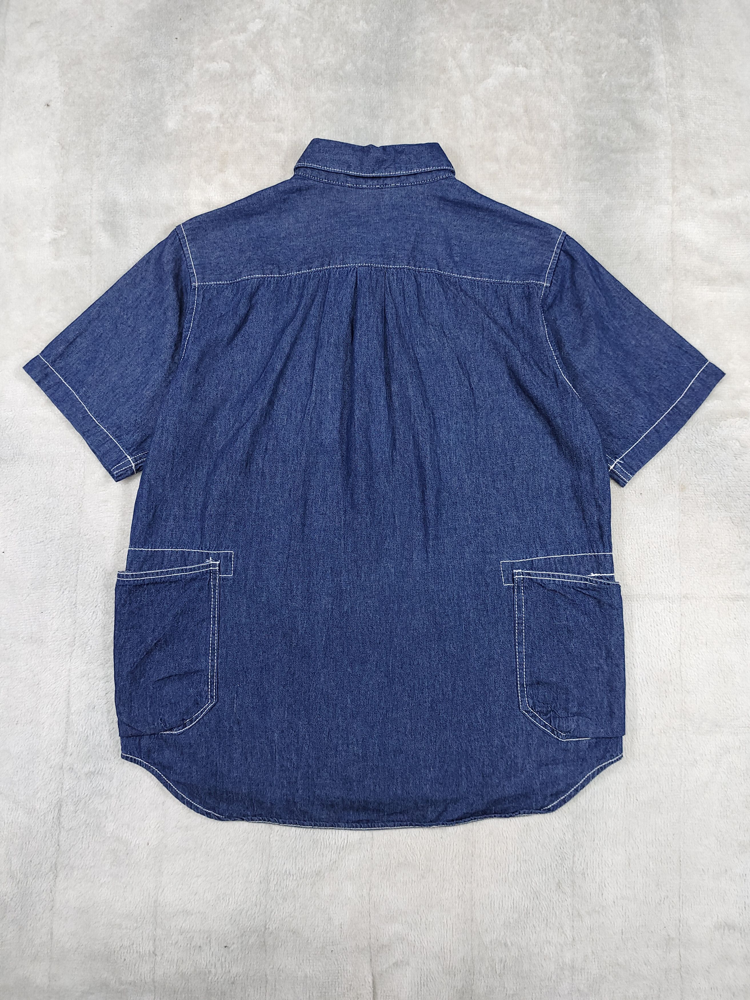 Japanese Brand 🇯🇵 Coen Smith's Big Pocket Denim Shirt Size US S / EU 44-46 / 1 - 5 Thumbnail