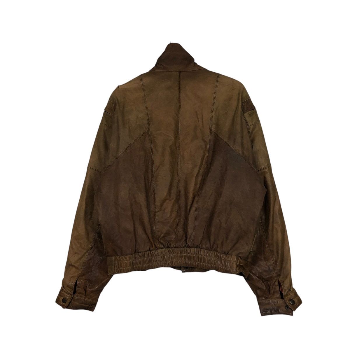 Japanese Brand 🔥VINTAGE LEATHER JACKET BOMBER SIN THUNG ISSEY MIYAKE Size US M / EU 48-50 / 2 - 10 Thumbnail