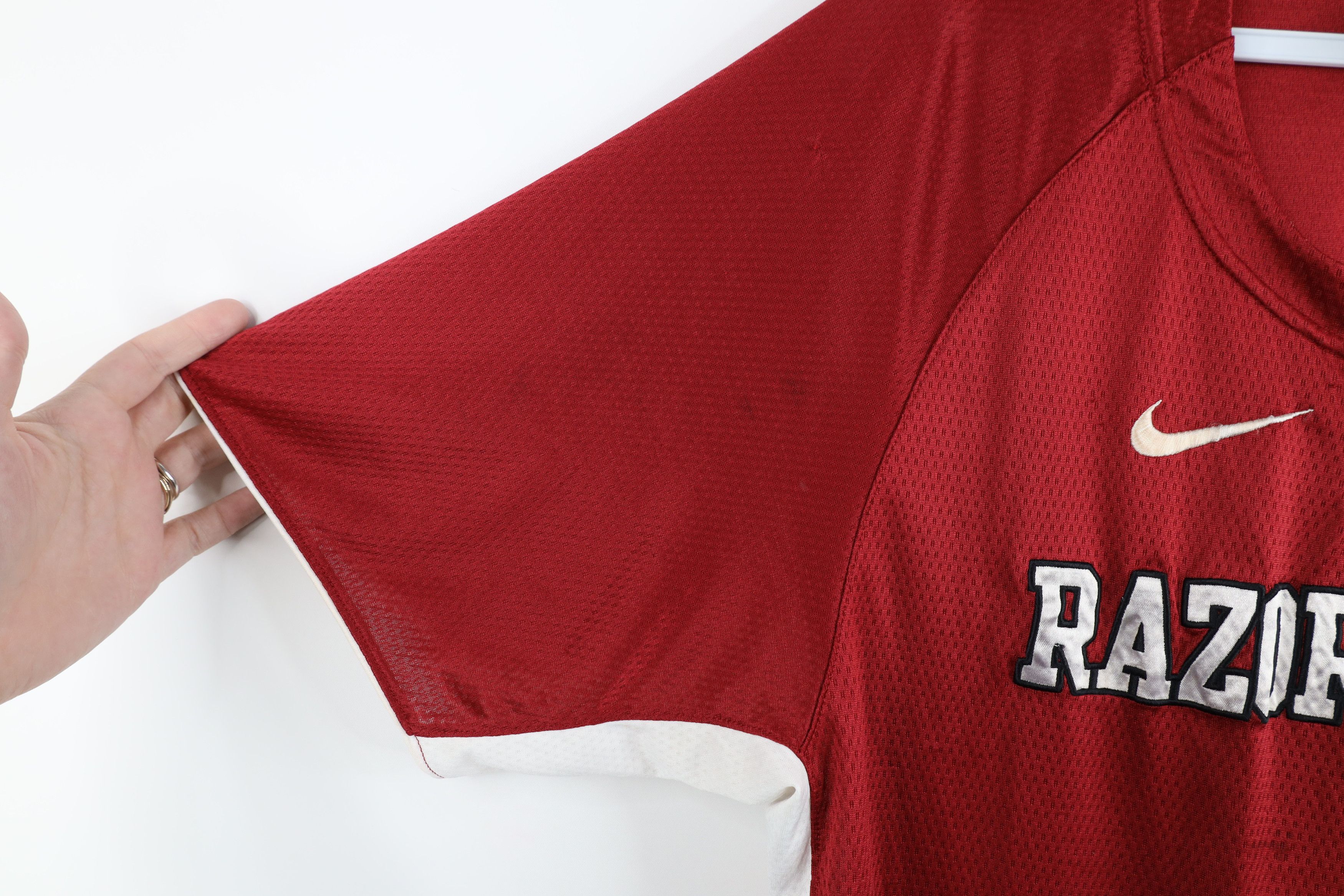 Nike Nike University of Arkansas Baseball Jersey Henley Shirt Size US S / EU 44-46 / 1 - 11 Thumbnail