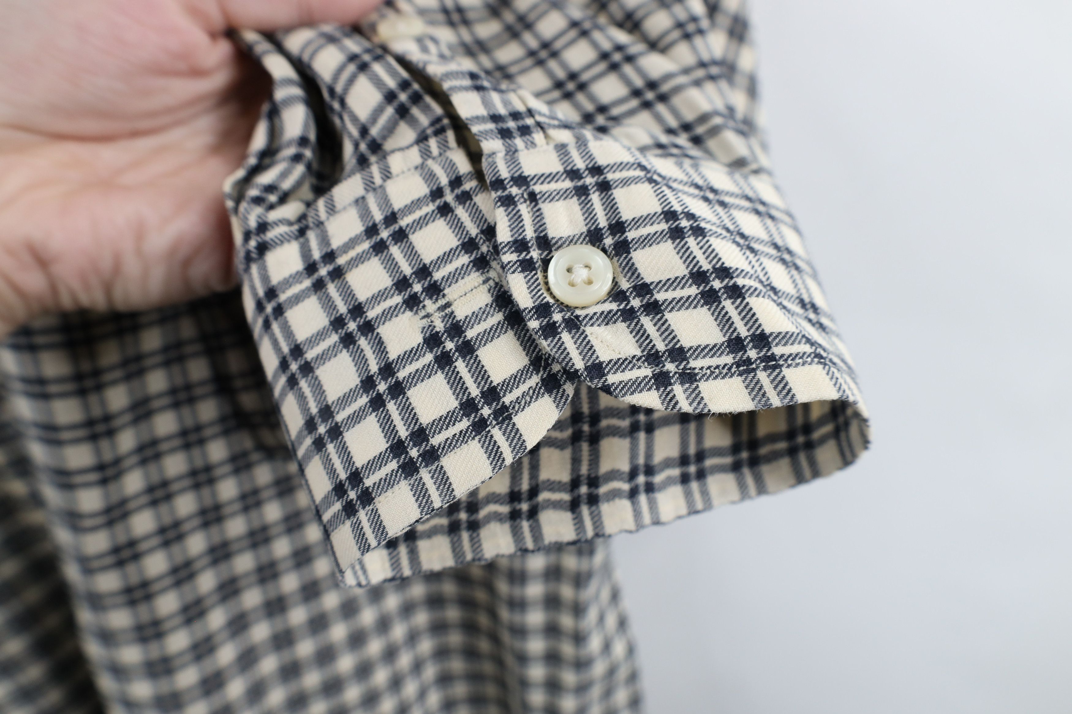 Ralph Lauren × Vintage Vintage 90s Ralph Lauren Flannel Collared Button Down Shirt Size US XL / EU 56 / 4 - 6 Thumbnail
