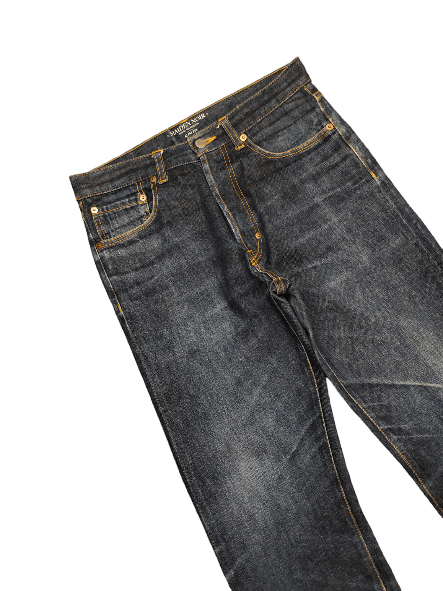 Helmut Lang Maiden Noir Japan Slim Fit Selvedge Jeans Helmut Lang Style Size US 30 / EU 46 - 6 Thumbnail