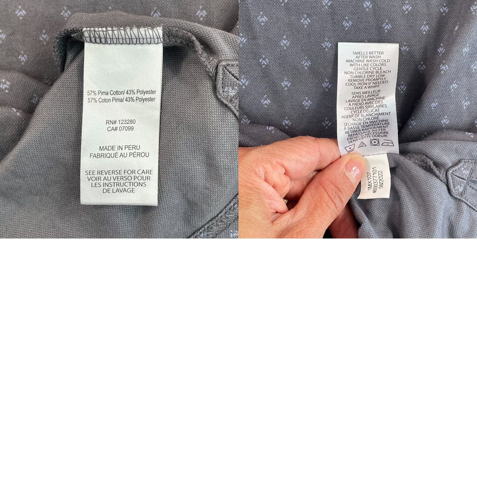 TravisMathew Travis Mathew Shirt Mens L Gray Eagle Peak Golf Polo Men Heather Dark Grey Performance Size US L / EU 52-54 / 3 - 8 Thumbnail