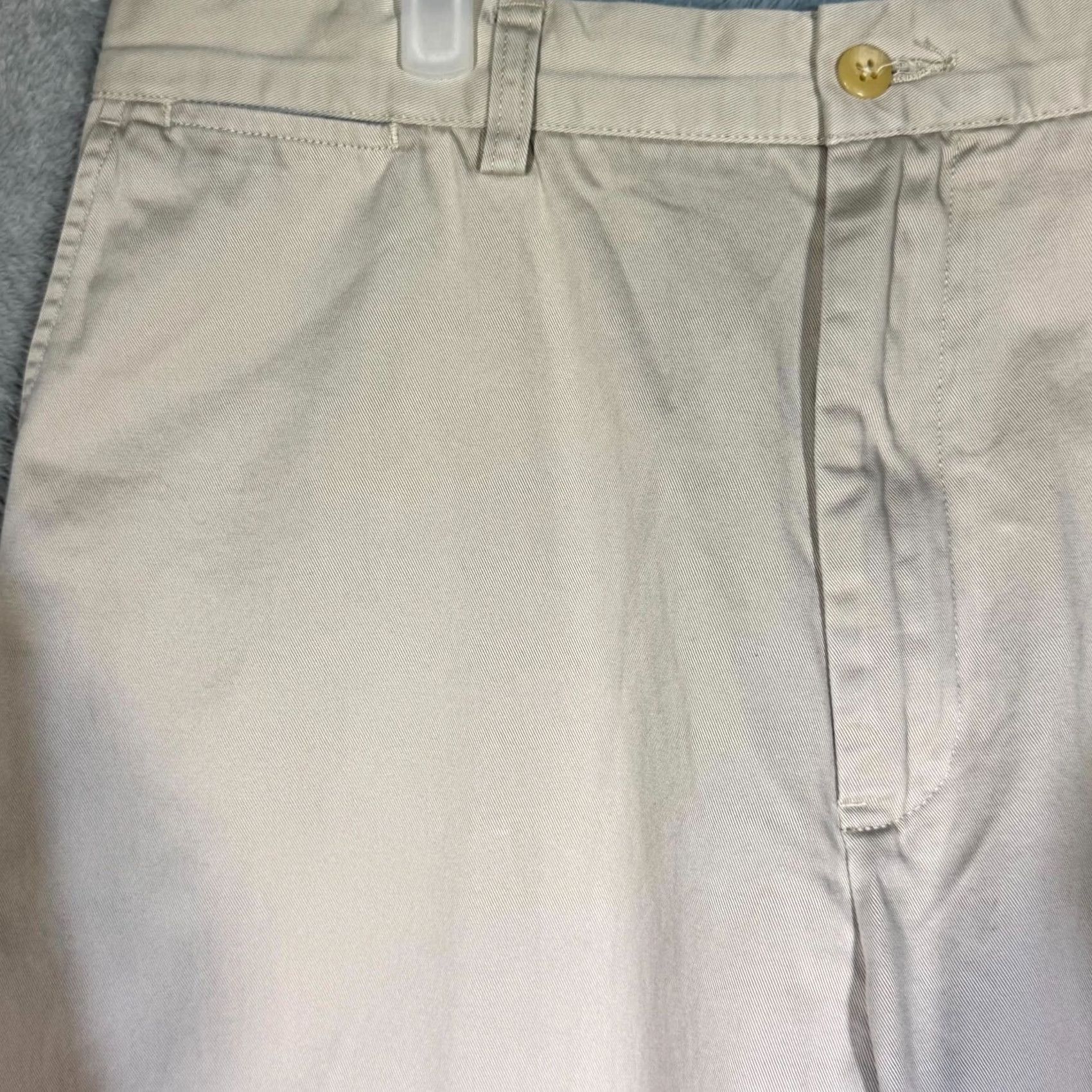 Polo Ralph Lauren Polo Ralph Lauren Prospect Pants Men’s 36 x 29 Beige Flat Front Mid-Rise Cotton Pants Size US M / EU 48-50 / 2 - 3 Thumbnail