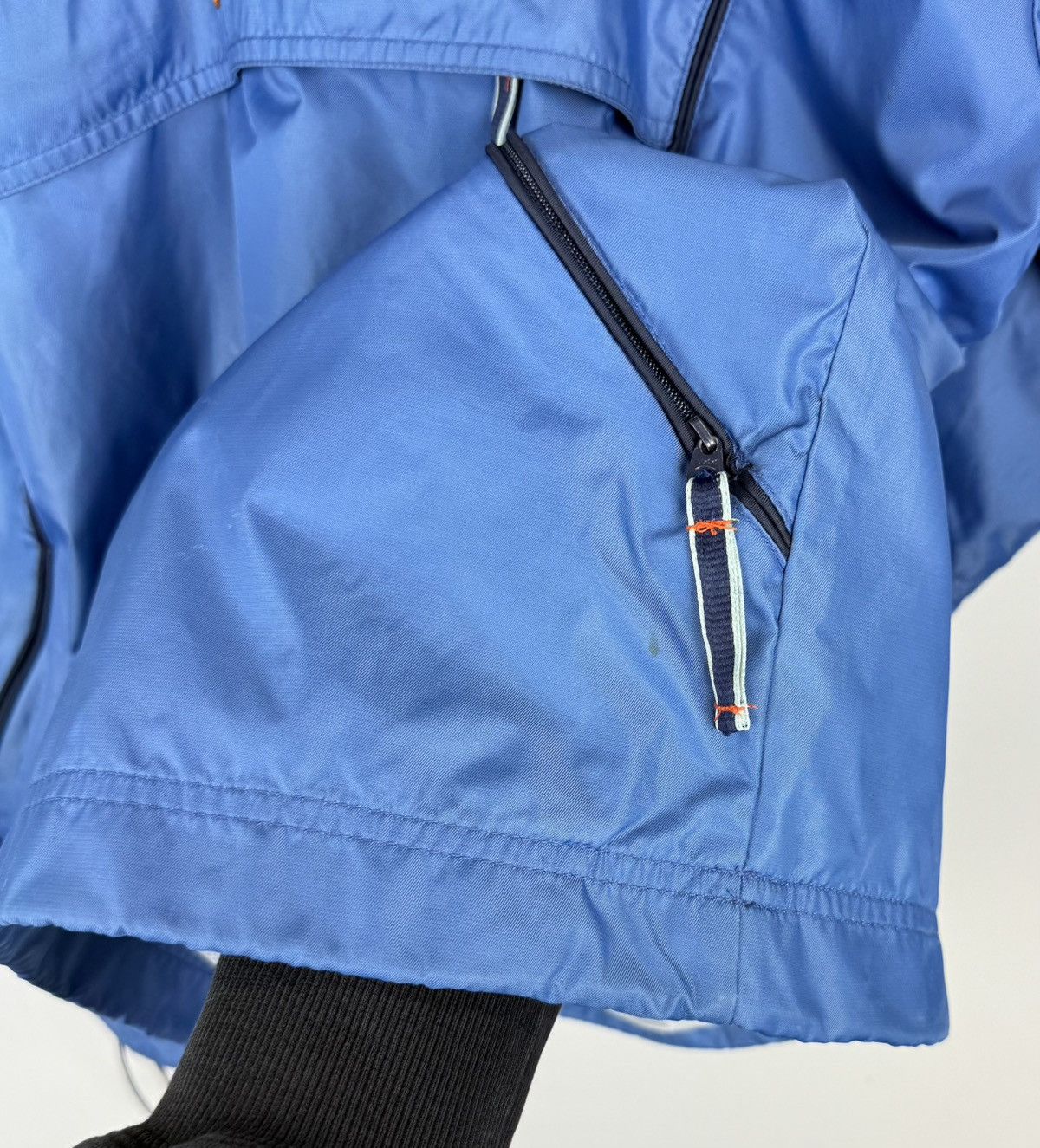 Nike Vintage Nike Anorak 1/2 Zip Jacket Blue Hooded Swoosh Nylon Size US M / EU 48-50 / 2 - 10 Thumbnail