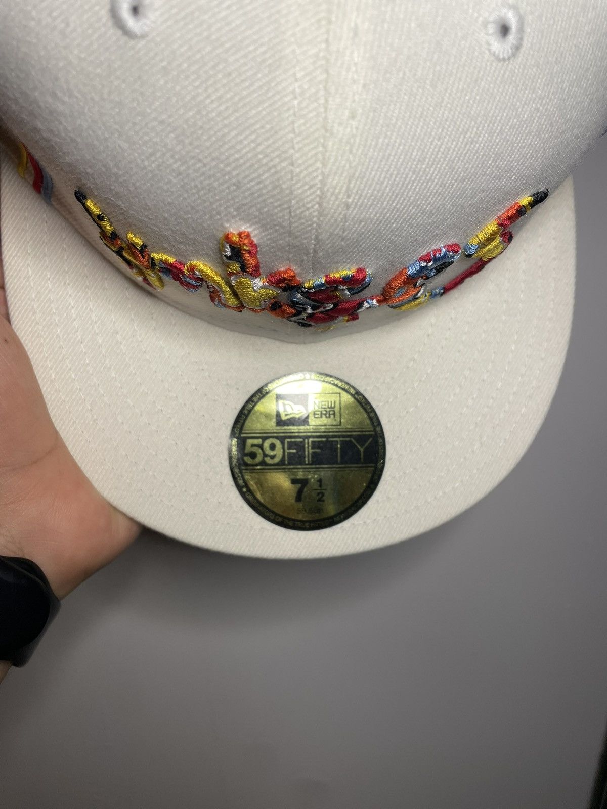New Era Sz. 7 1/2 Vintage Y2K New York Yankees Fitted Size ONE SIZE - 4 Thumbnail