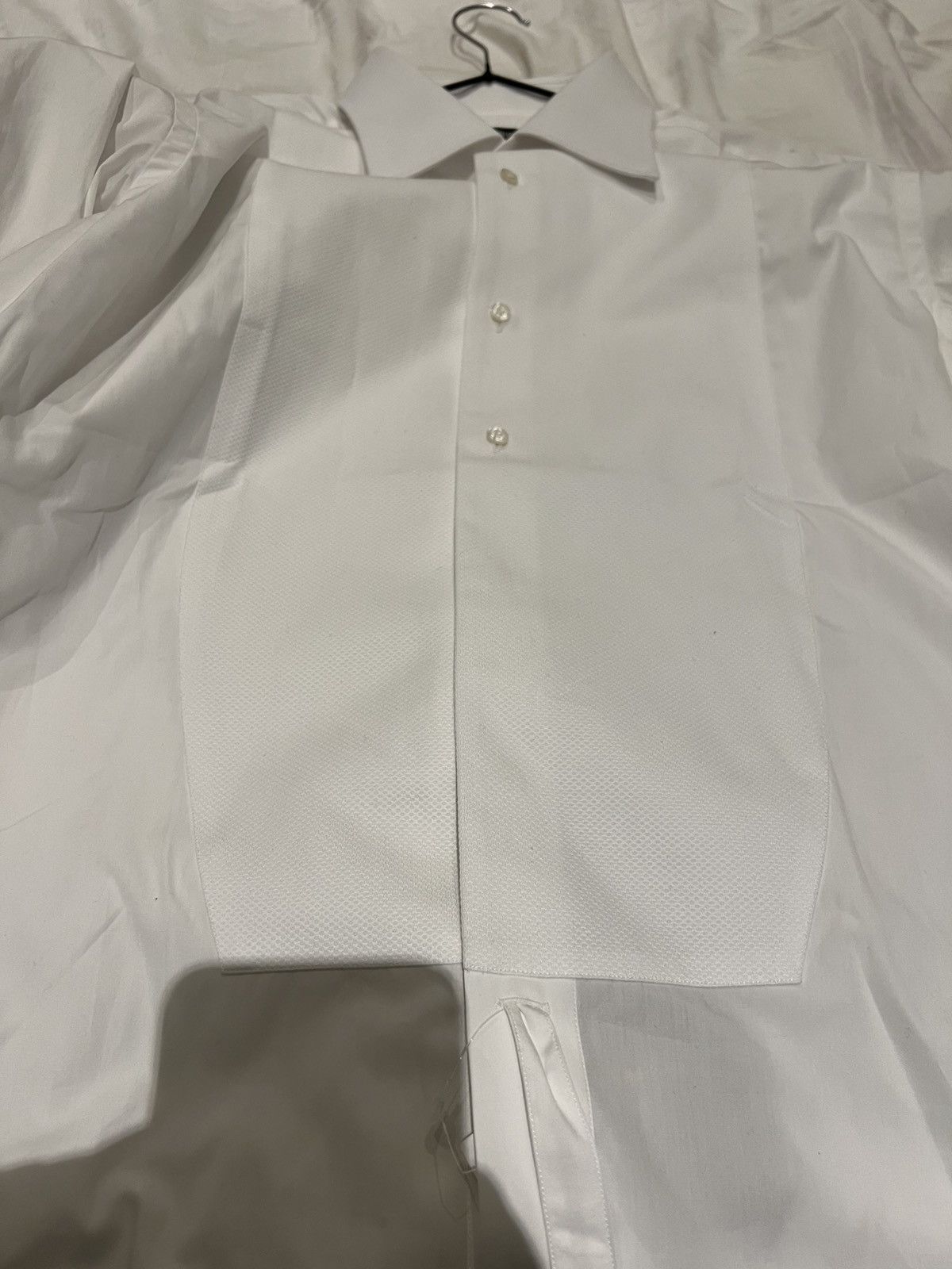 Tom Ford TOM FORD White Dress tuxedo Shirt Size 17 43 Long Sleeves Size US XL / EU 56 / 4 - 4 Thumbnail