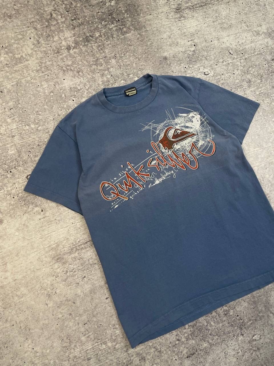 Quiksilver Vintage 90s Quiksilver Big Logo Tee T-Shirt Y2K Size US L / EU 52-54 / 3 - 2 Thumbnail