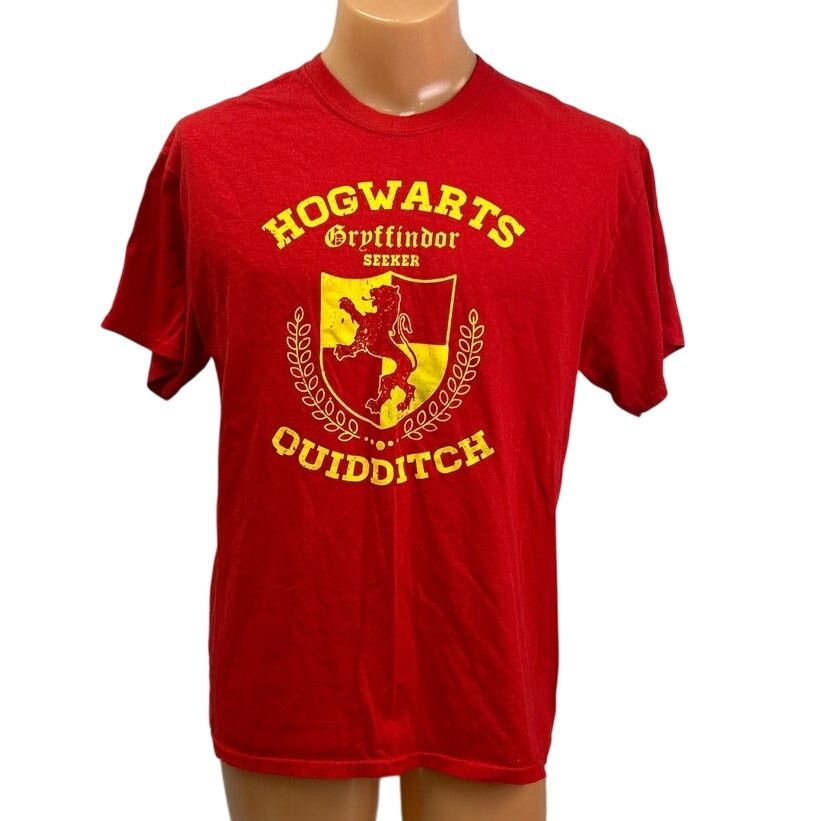 Gildan Harry Potter Mens Large Hogwarts Seeker Cotton Tee Shirt Size US L / EU 52-54 / 3 - 1 Thumbnail