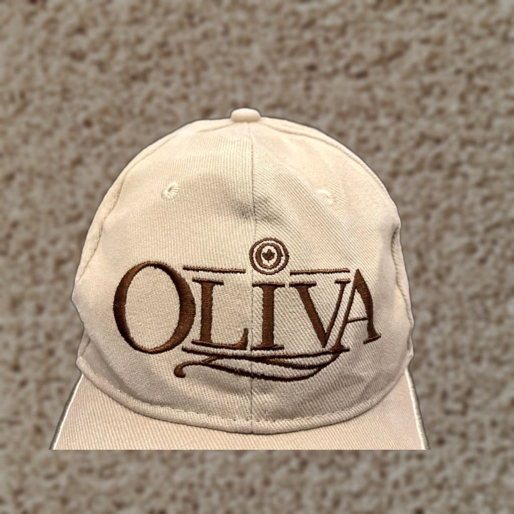 Vintage Oliva Cigars Baseball Cap Hat Strap Back Adult One Size Beige 100% Cotton Embroidered Size ONE SIZE - 1 Thumbnail