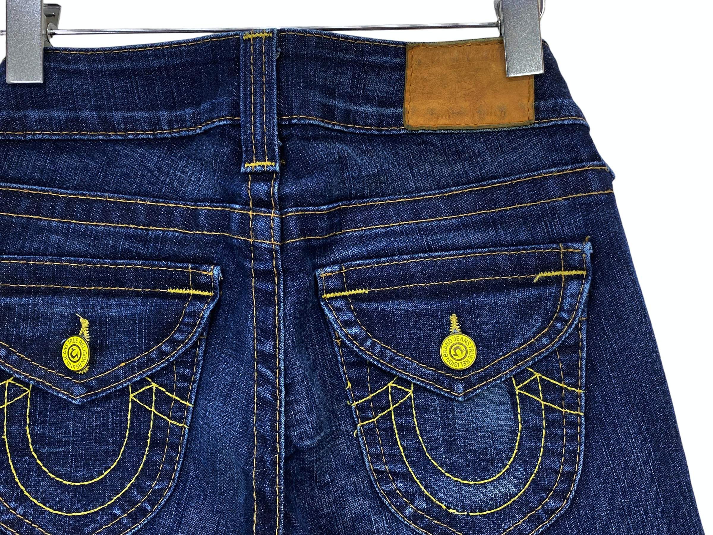 True Religion True Religion Bootcut Denim Jeans Twisted Seam Jeans Size 25" / US 0 / IT 36 - 11 Thumbnail