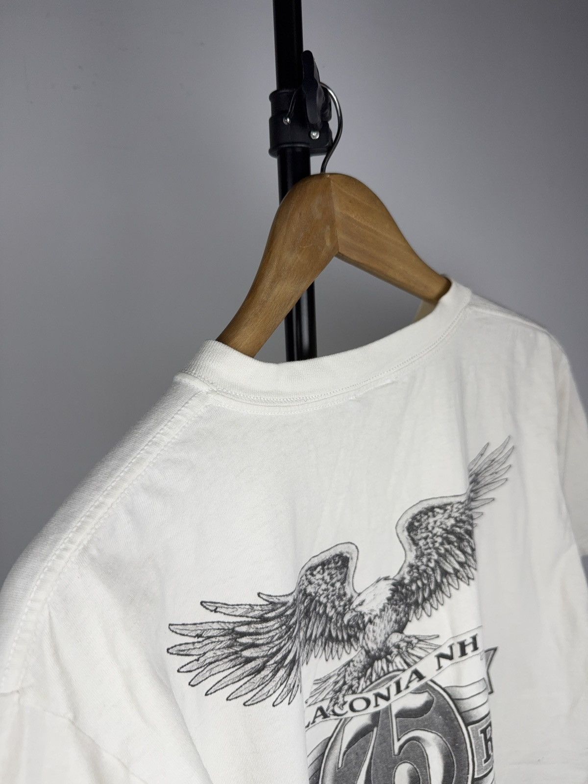 Vintage Vintage 1998 Laconia Moto Bike Week Eagle Biker T-Shirt USA Size US M / EU 48-50 / 2 - 19 Thumbnail