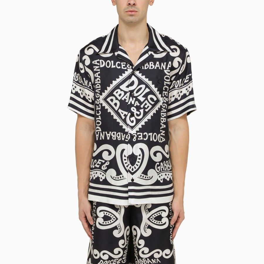 image of Dolce Gabbana O1D2Blof0224 Shirt In Blue, Men's (Size Medium)