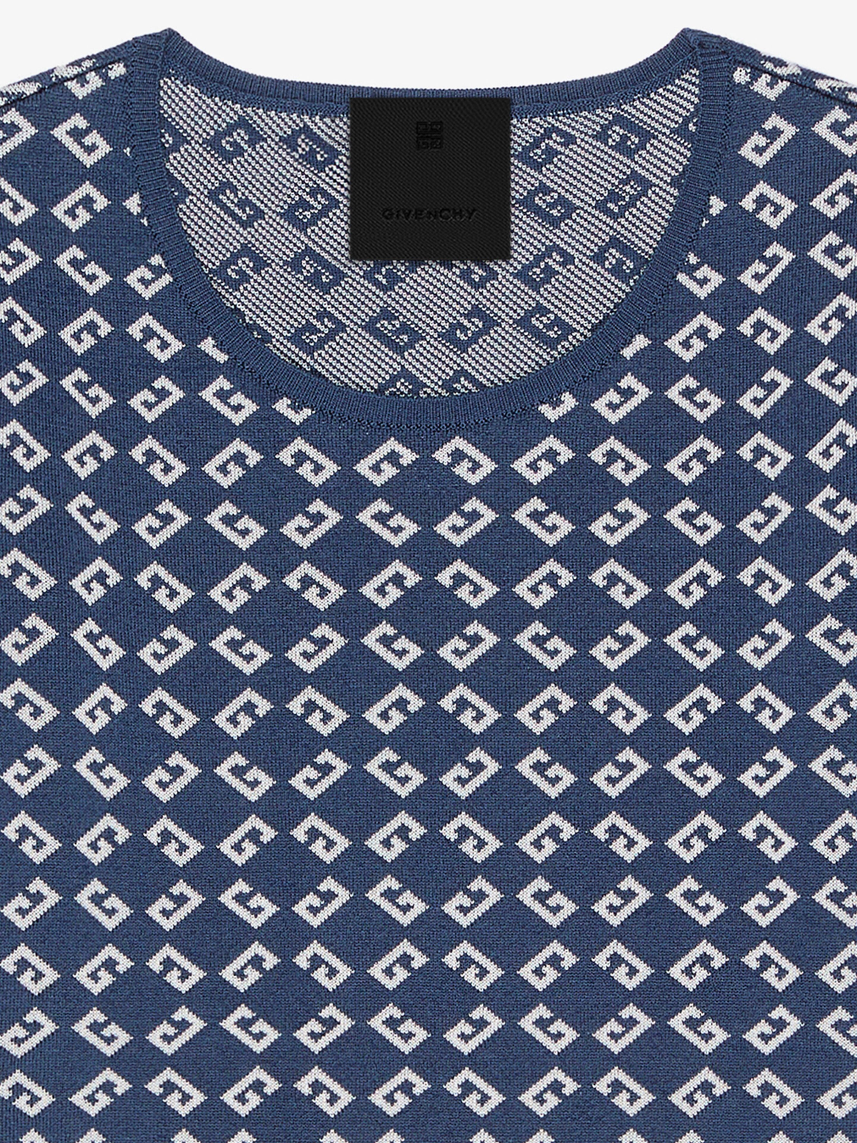 Givenchy o1w1db10326 Cropped Crewneck Top in Blue Size S / US 4 / IT 40 - 4 Thumbnail