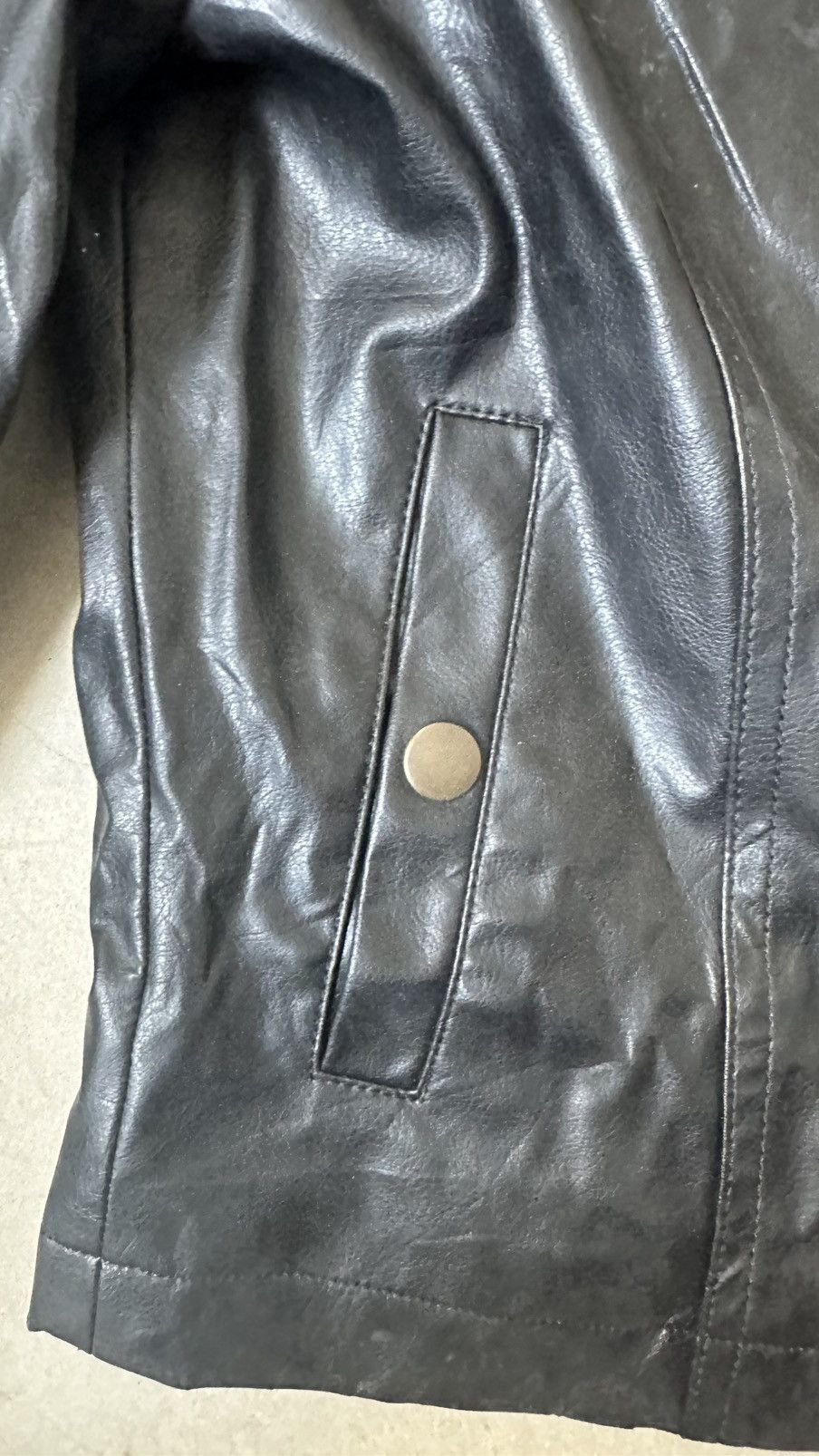 Vintage VINTAGE AVELINA REGARD BIKER LEATHER JACKET Size US S / EU 44-46 / 1 - 4 Thumbnail