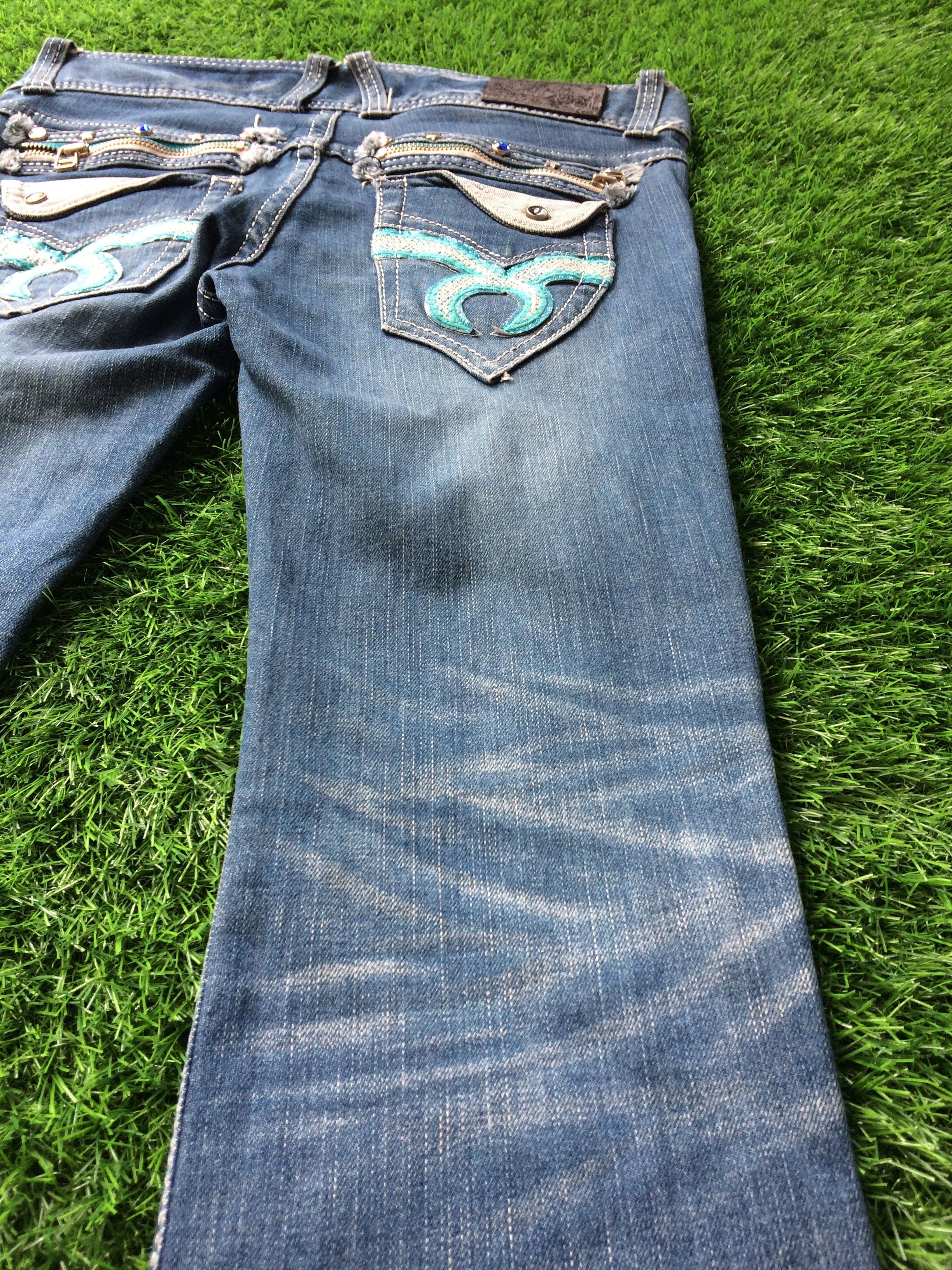 If Six Was Nine × Japanese Brand Red Pepper Bootcut Denim Jeans D-700 Size US 28 / EU 44 - 8 Thumbnail