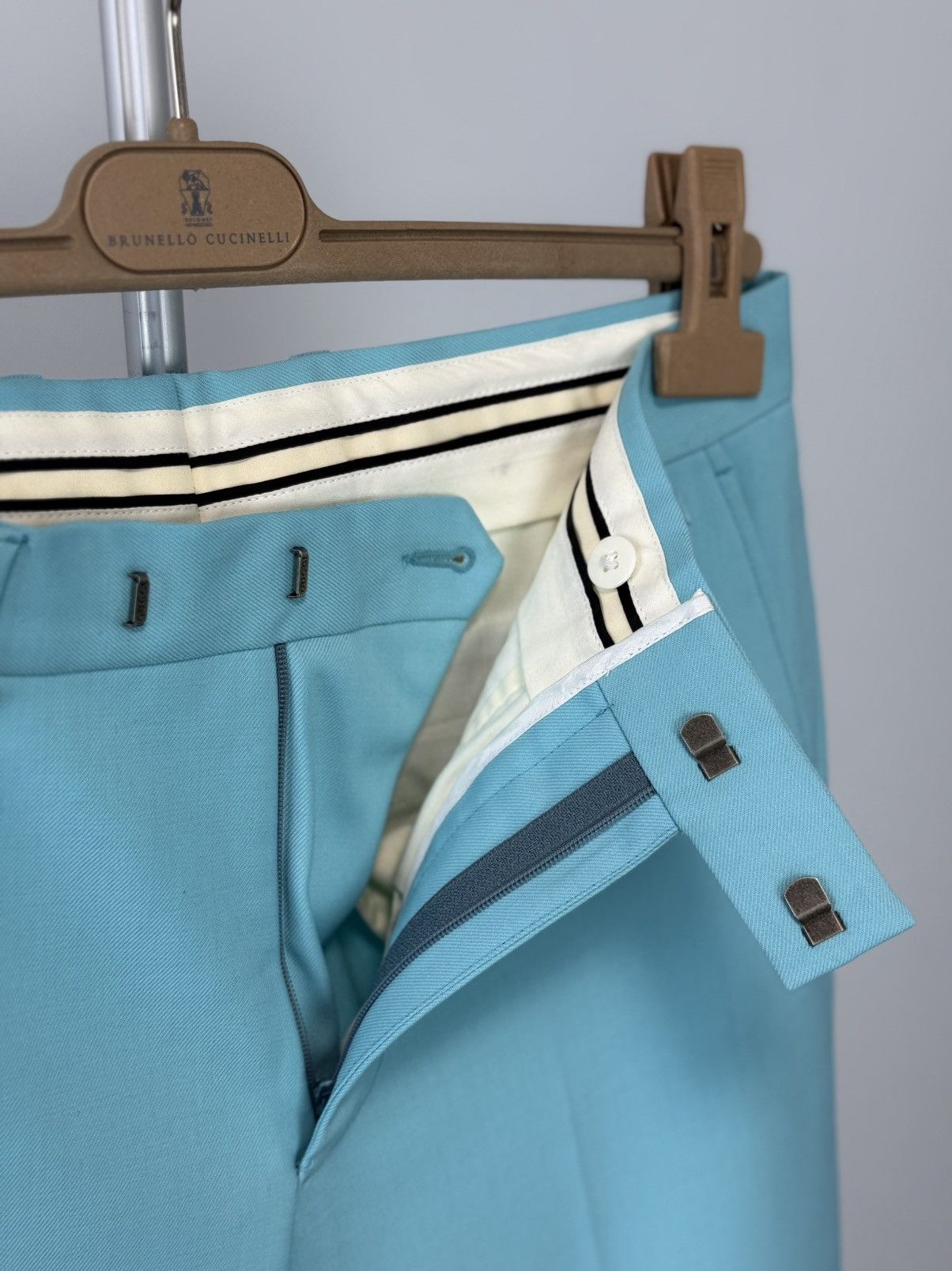 Gucci Gucci Runway Style Aqua Tailored Trousers Mens Size Small Size 44R - 8 Thumbnail