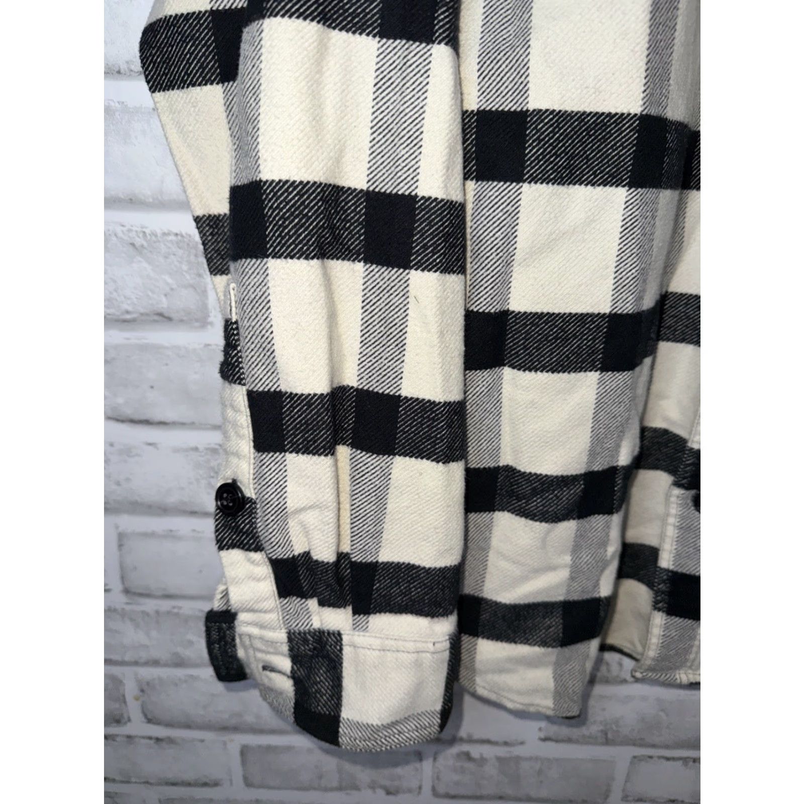 Scotch & Soda Scotch & Soda Button-Up Shirt Men M Flannel Black and White Multicolor Long Sleeve Casual Shirt Size US M / EU 48-50 / 2 - 5 Thumbnail