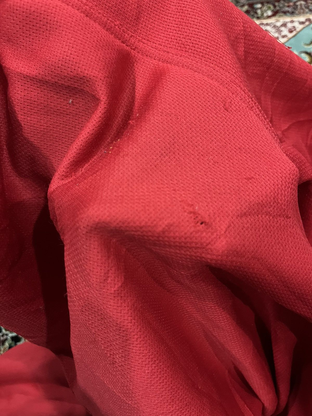 Karl Kani 💥Vintage 90s Culture Karl Kani Red Large Sweatpants Size US 34 / EU 50 - 6 Thumbnail