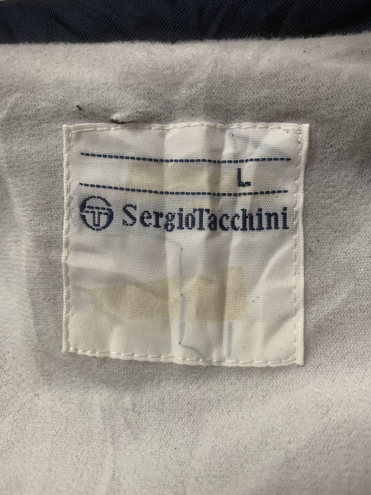 Sergio Tacchini × Vintage Rare Design Vintage Sergio Tacchini Sportswear Zipper Jacket Size US L / EU 52-54 / 3 - 4 Thumbnail
