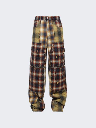 Givenchy o1mle0426 Zip Off Carpenter Denim Trousers in Multicolor Size US 38 / EU 54 - 1 Preview