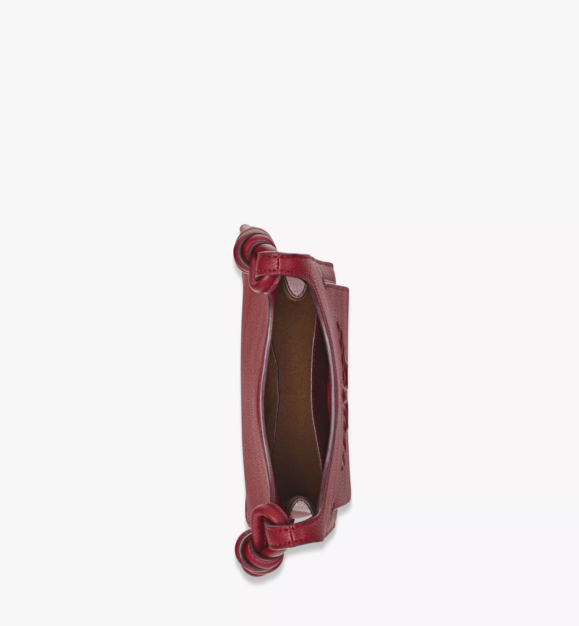 MCM o1mt1gz0325 Size: OS / Hobo Mini Bag in Burgundy Size ONE SIZE - 4 Thumbnail