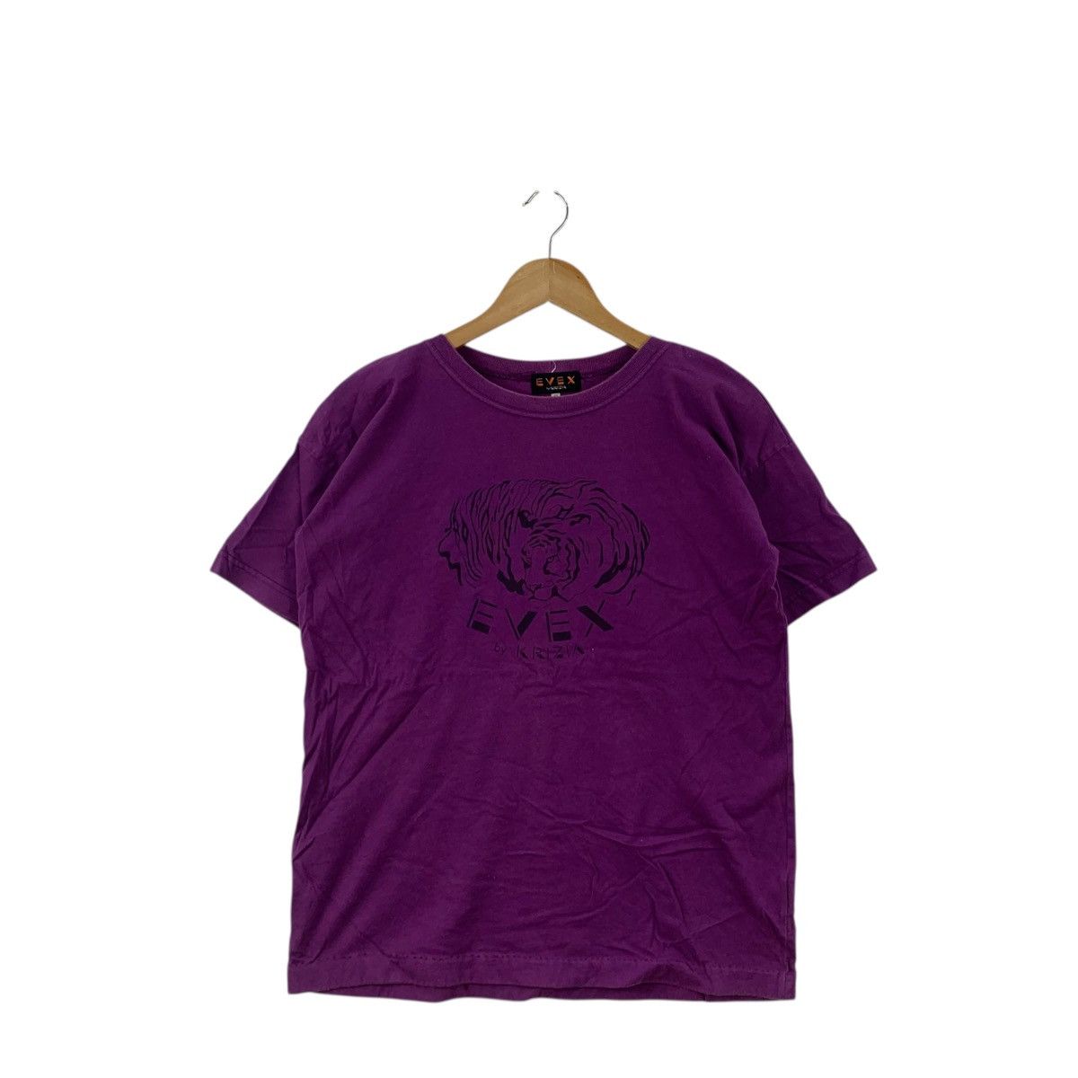 Krizia Uomo Vintage KRIZIA UOMO EVEX Tiger Illustration Tee Shirt Top Size M / US 6-8 / IT 42-44 - 3 Thumbnail