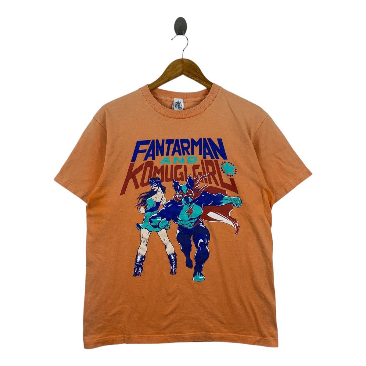 Japanese Brand FANTARMAN and KOMUGI GIRL Japan Band Tour Anime Print Shirt Size US L / EU 52-54 / 3 - 1 Thumbnail