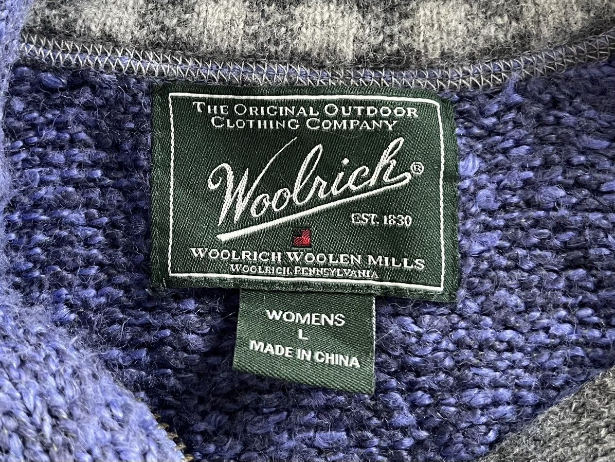Vintage Vintage WOOLRICH Zip Knit Sweater Jumper Cardigan Women's L Size L / US 10 / IT 46 - 4 Thumbnail