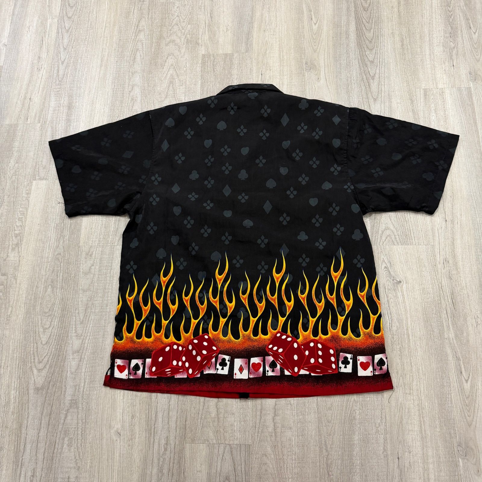 Vintage Vintage Emergency Exit Shirt Large Gray Blue Flames Dragon Size US XL / EU 56 / 4 - 7 Thumbnail