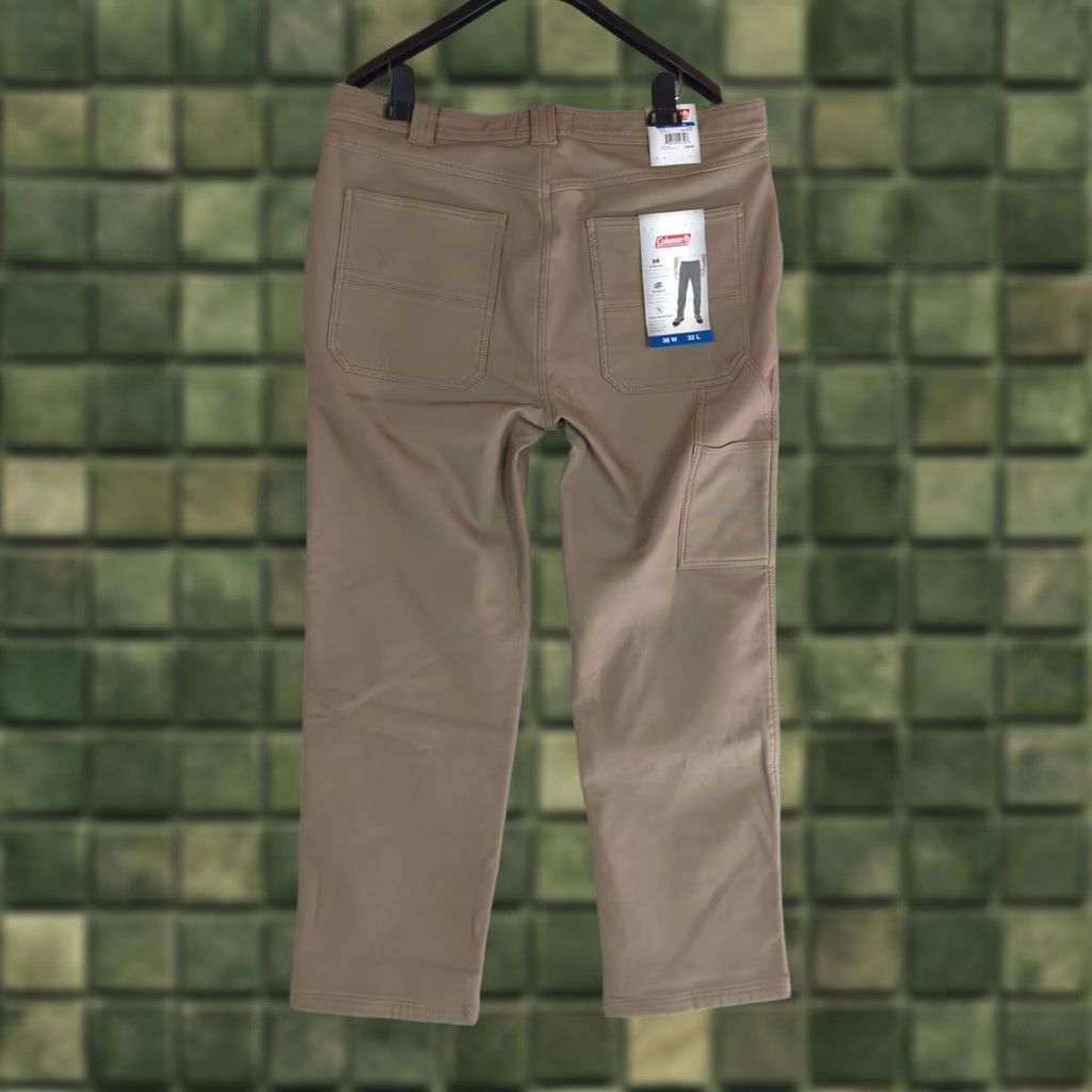 Vintage Coleman Pants Carpenter Fleece Lined 38 Regular Men Copper Canvas 32 Inseam NWT Adjustable Stretch Dress Casual Outdoors Size US 38 / EU 54 - 1 Thumbnail