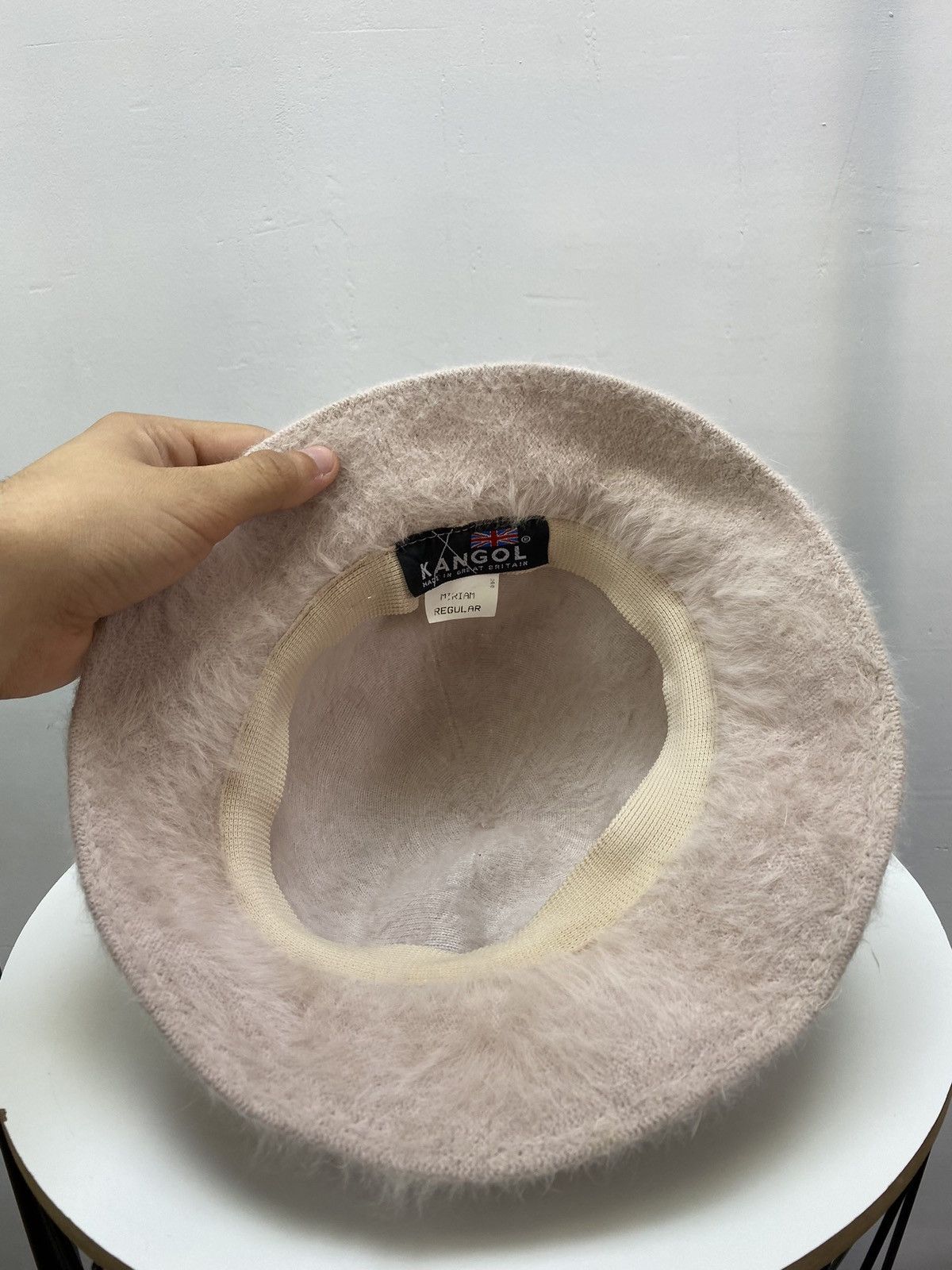 Kangol × Vintage KANGOL PINK FURGORA MIRIAM ANGORA FUR BUCKET HAT Size ONE SIZE - 13 Thumbnail