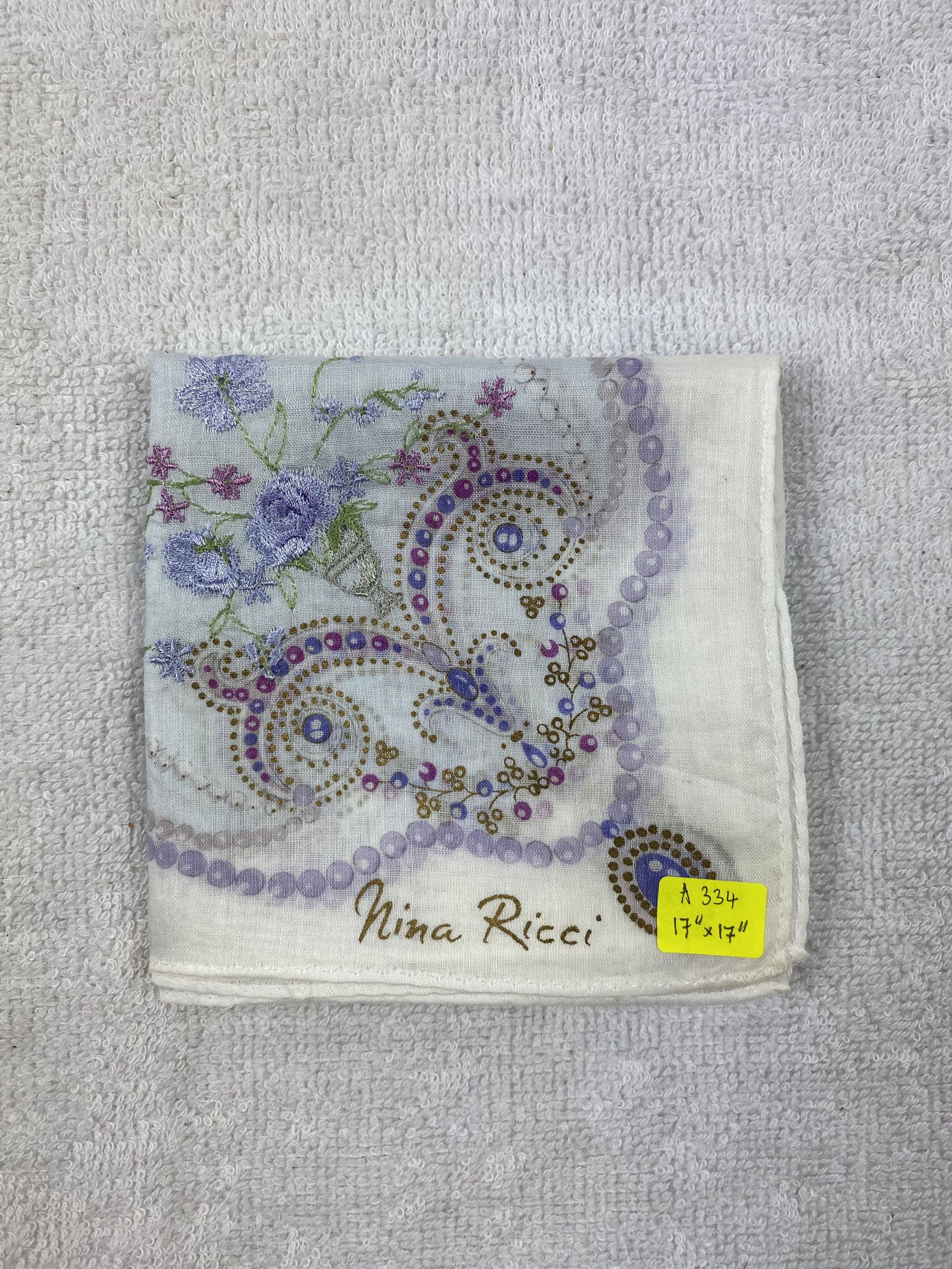 Nina Ricci × Vintage Nina Ricci Handkerchief / Bandana / Neckerchief Size ONE SIZE - 6 Thumbnail