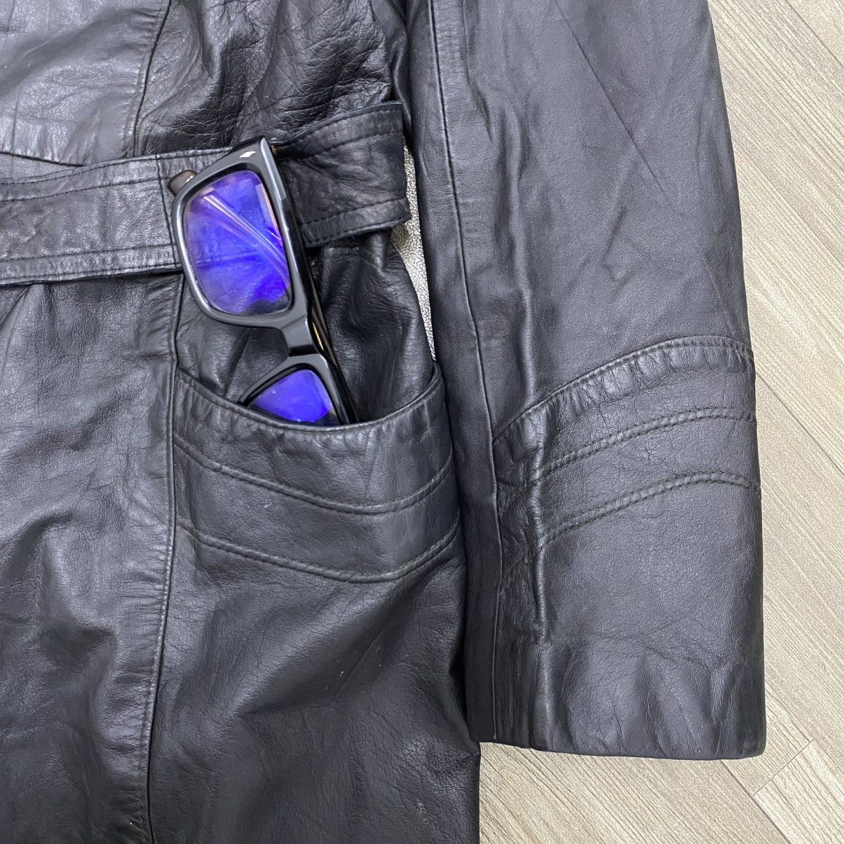 Yves Saint Laurent 90s Yves Saint Laurent Pour Homme Leather Hedi Slimane Coat Size US M / EU 48-50 / 2 - 6 Thumbnail
