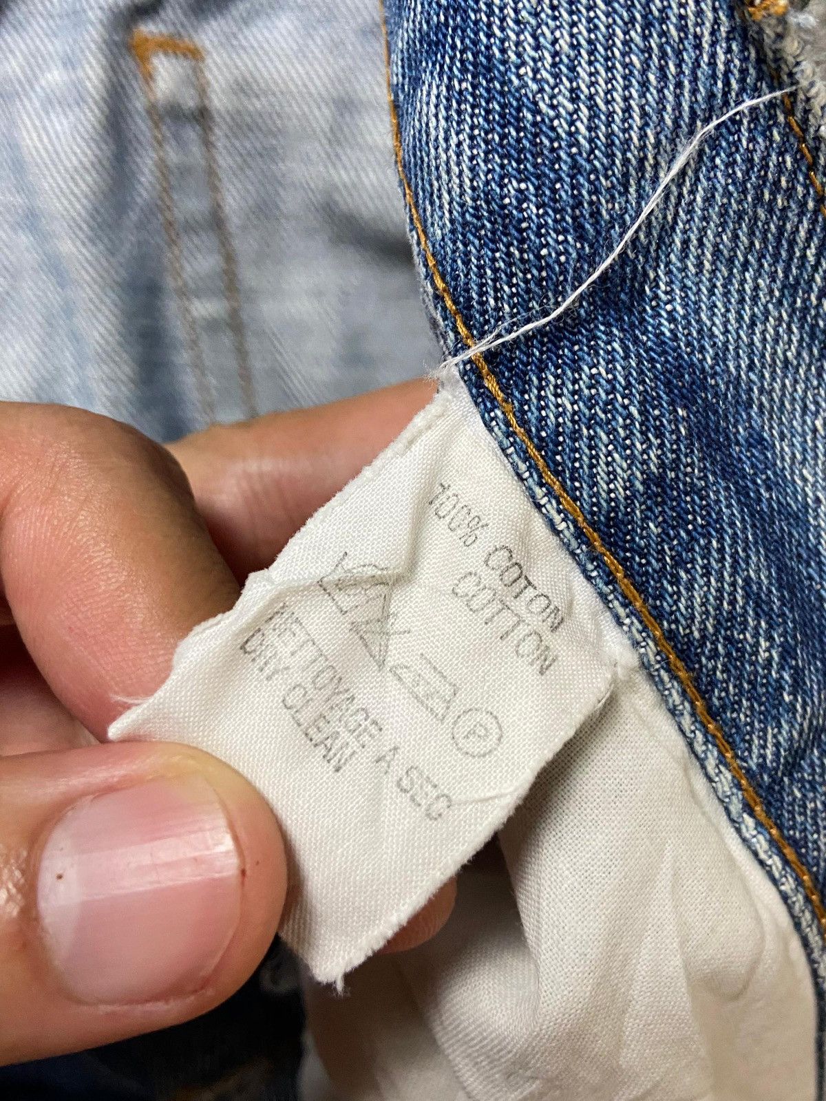 A.P.C. × Japanese Brand × Vintage A.P.C Brand Regular Fit Distressed Denim Jeans (123) Size US 29 - 6 Thumbnail