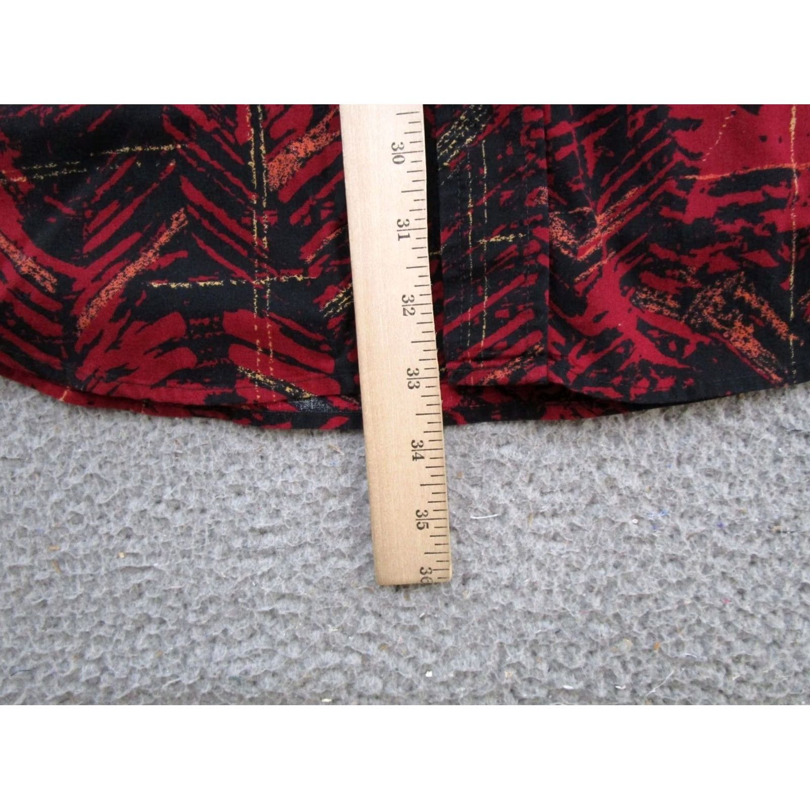 Vintage VTG 90s Cowboy Turtle Geometric Long Sleeve Button Shirt Size L Red Cotton Western Mens Size US L / EU 52-54 / 3 - 6 Thumbnail