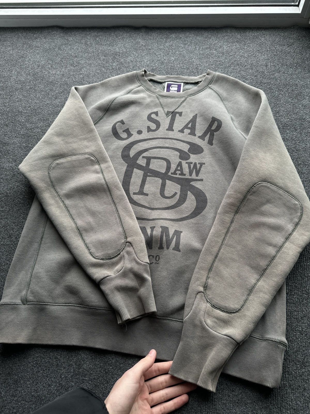G-Star 🚨VINTAGE BIG LOGO G STAR RAW SWEATSHIRT RARE Size US XL / EU 56 / 4 - 8 Thumbnail