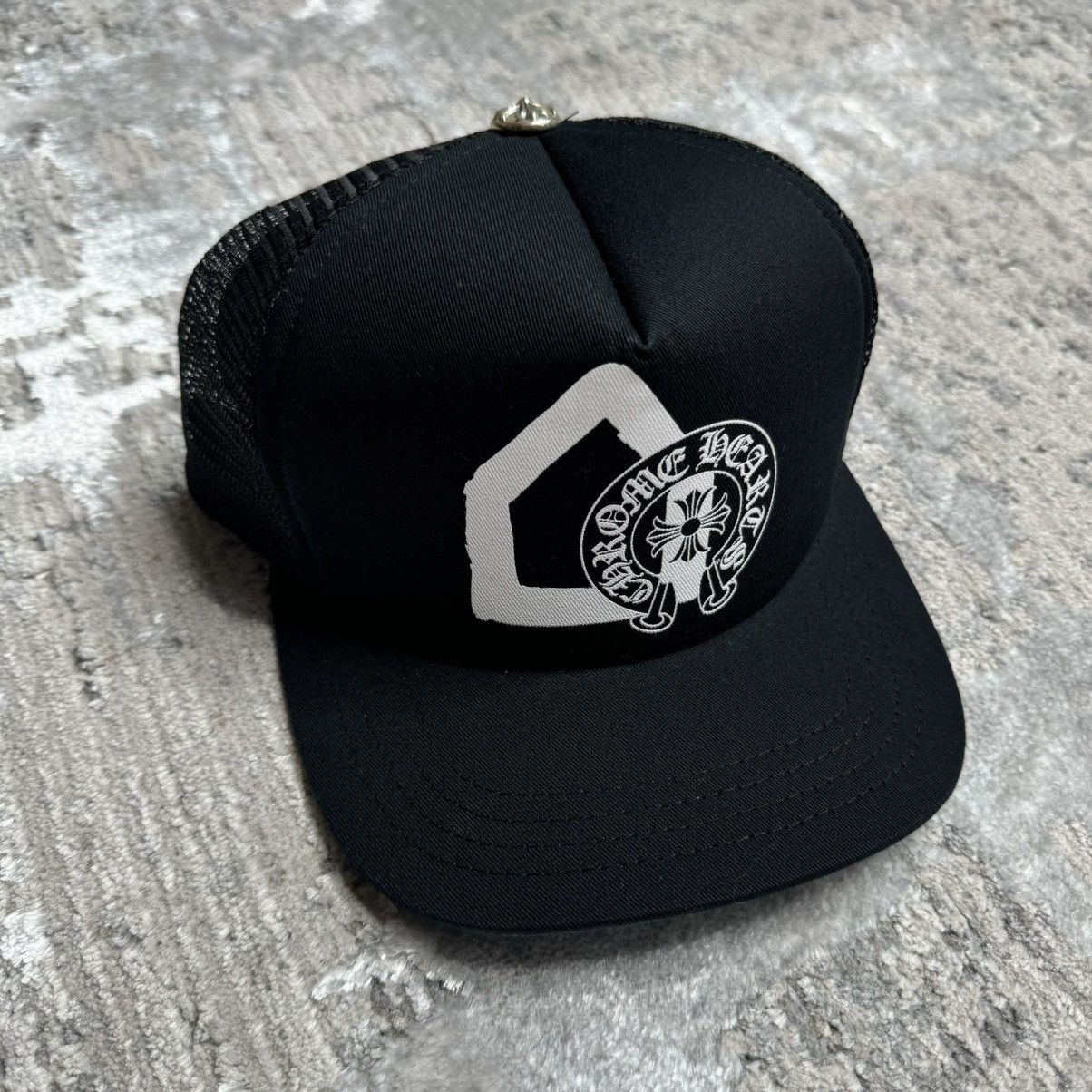 Chrome Hearts Dover street market trucker hat | Grailed