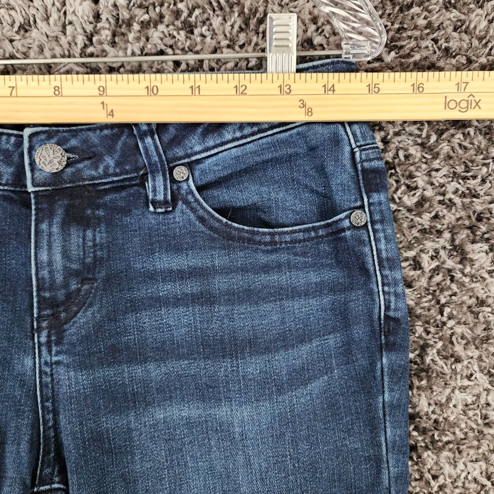Prana PRANA Jeans Skinny Women Dark Wash Size 2 Adult Regular 29" x 30" Blue Womens Size 26" / US 2 / IT 38 - 4 Thumbnail