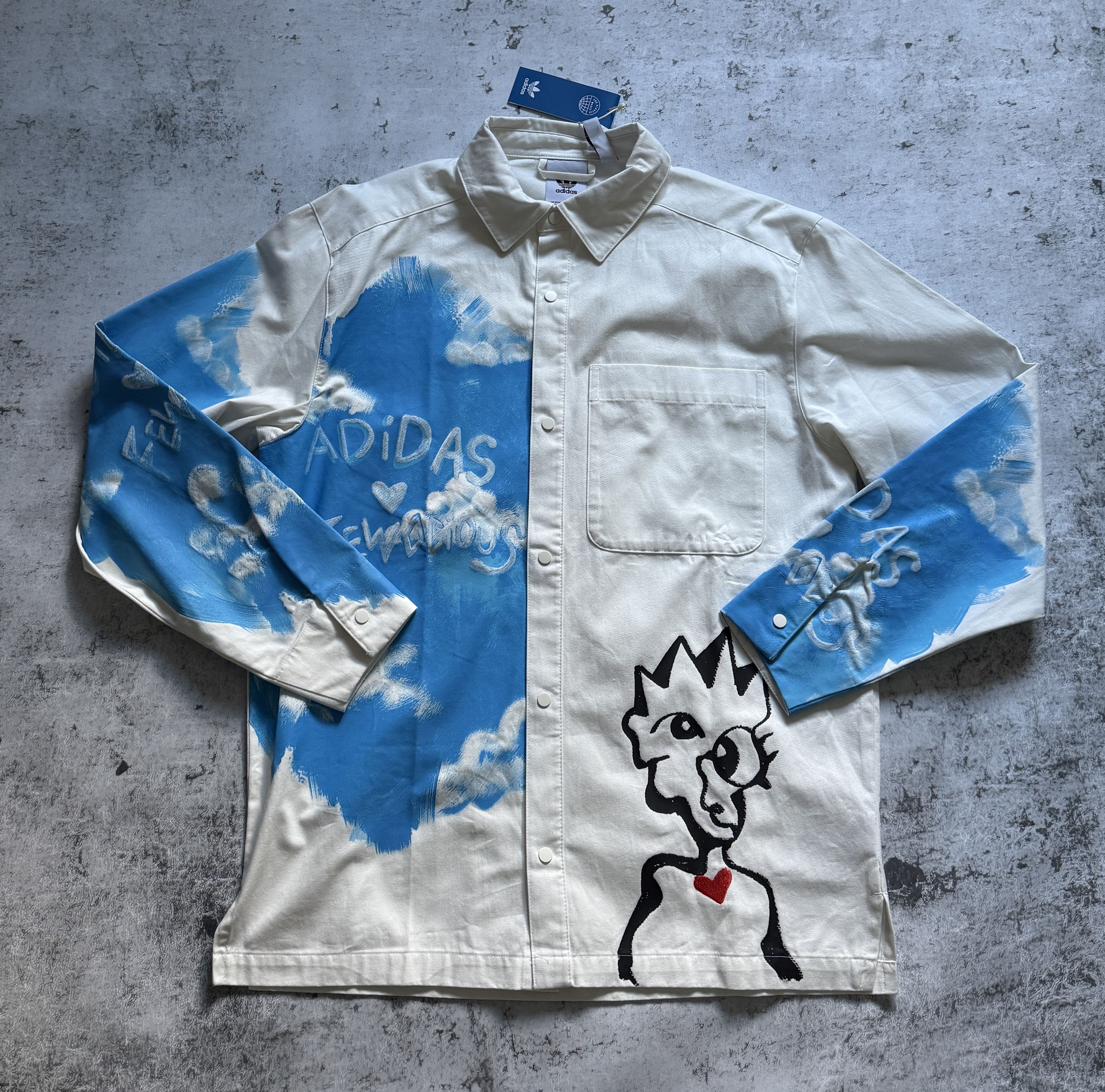 Adidas adidas Originals x FEWOCiOUS Painter Long Sleeve Top IJ0618