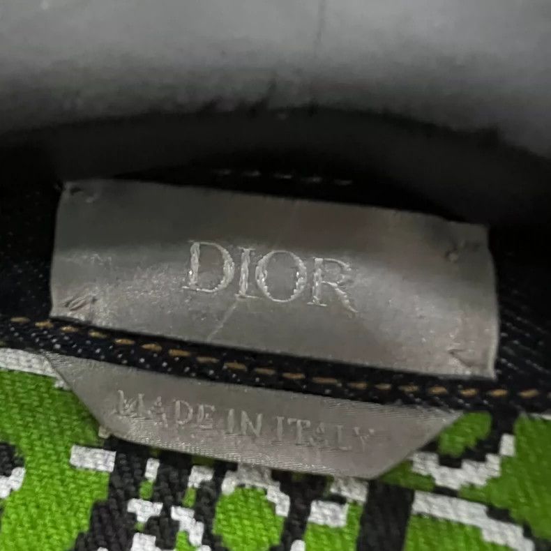 Dior Dior size 41 Denim jacket with presbyopic flowers in green Size US L / EU 52-54 / 3 - 3 Thumbnail