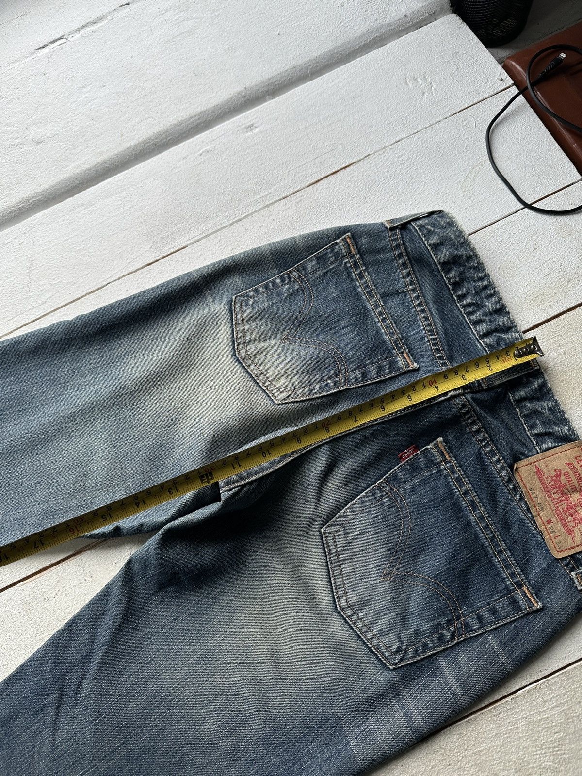 Levi's LOW BOOTCUT🚨Vintage 90s Levis Jeans 547 03 Light Wash Denim Size 28" / US 6 / IT 42 - 13 Thumbnail